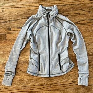 Lululemon Peplum Back Workout Zip Up